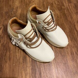 Stylish Cream Sneakers